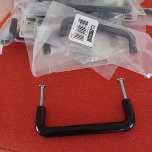 22 liberty drawer,  door pulls black 4 inch pulls all new in the package